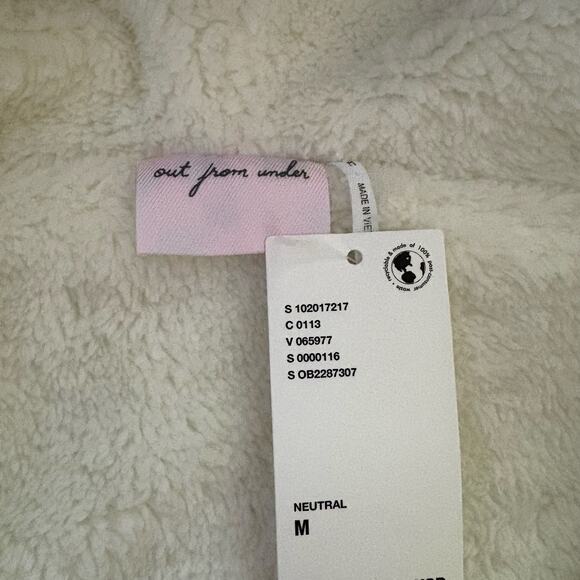 Urban Outfitters Out From Under Bundle Up Faux Fur Trim Hoodie Sweatshirt M - Picture 2 of 7